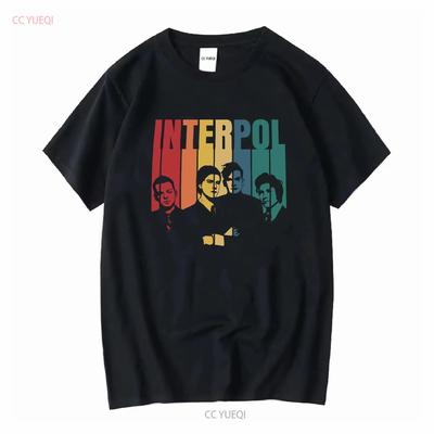 Interpol T Shirt GifT Idea Classic Graphic Rock Band Vintage Washed Slightly Stylish Comfortable Breathable Fashion Versatile