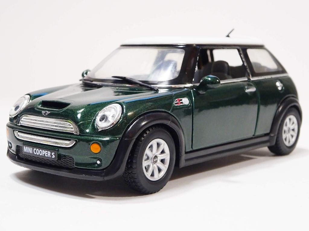 Kinsmart Mini Cooper S Grün Diecast Modellauto KT5059 1/28