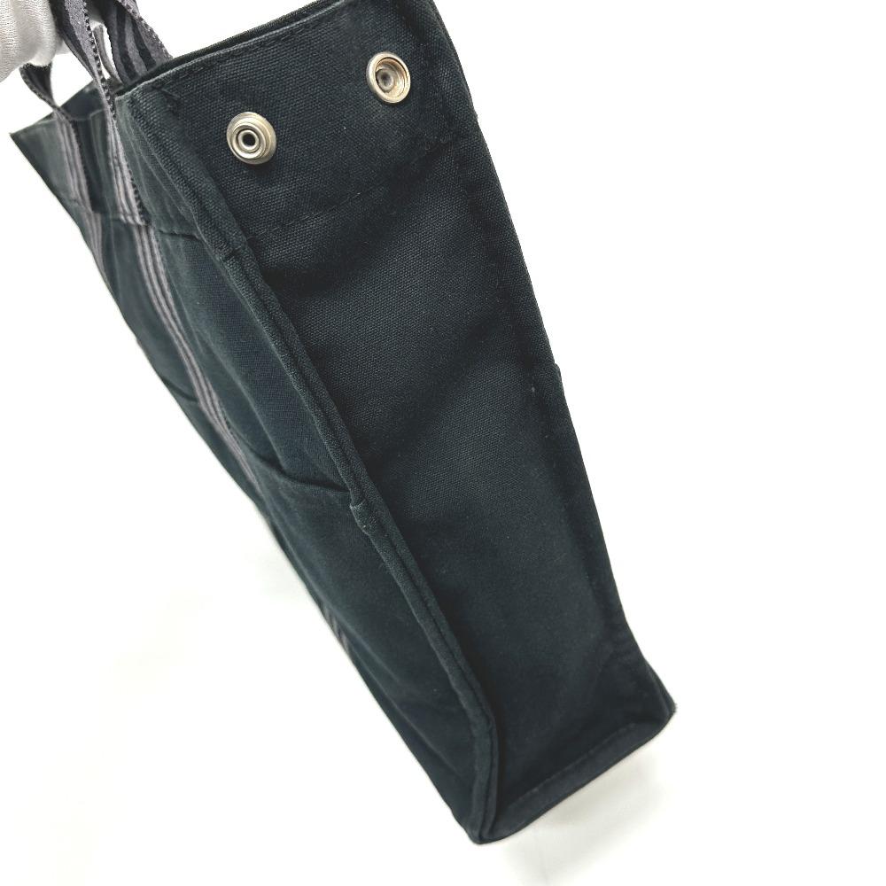 Hermes Fourre Tout Tote MM Bag Tote Bag Canvas Black