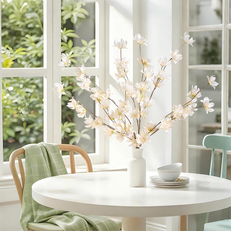 1/3Pcs Sakura Artificial Flowers Bouquet 110CM Fake Flowers Garden Party Wedding Marriage Decoration Home Decor Vase Ornaments