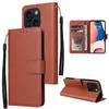For iPhone 15 Magnetic Closure Flip PU Leather Phone Stand Cover Wallet Cell Phone Case