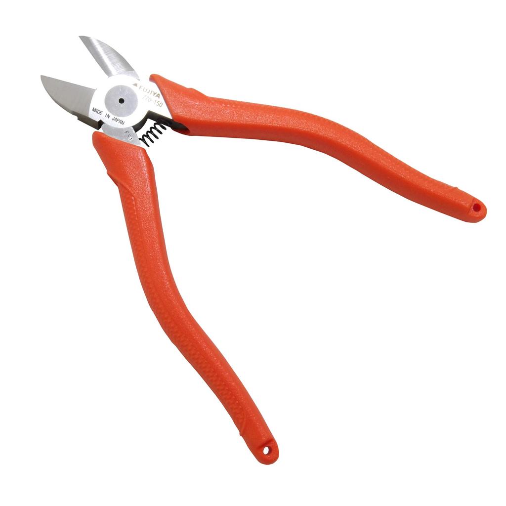 Fujiya Electrician Master Heavy-Duty Nippers (Round Blade), 150mm, 770-150