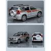 HAOCHI 1/24 Toyota PRADO Land Cruiser SUV Alloy Car Model Diecast Metal Off-road Vehicle Car Model Sound Light Children Toy Gift