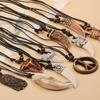 Ethnic style Shark Tooth Necklace Resin Tribal Style Pendant Gifts Sweater Chain
