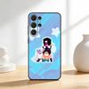 Cartoon Warm S-Steven U-Universe Phone Case For Samsung S26,S25,S24,S21,S22,S23,S30,Ultra,S20,FE,Lite,10,9,Black Cover