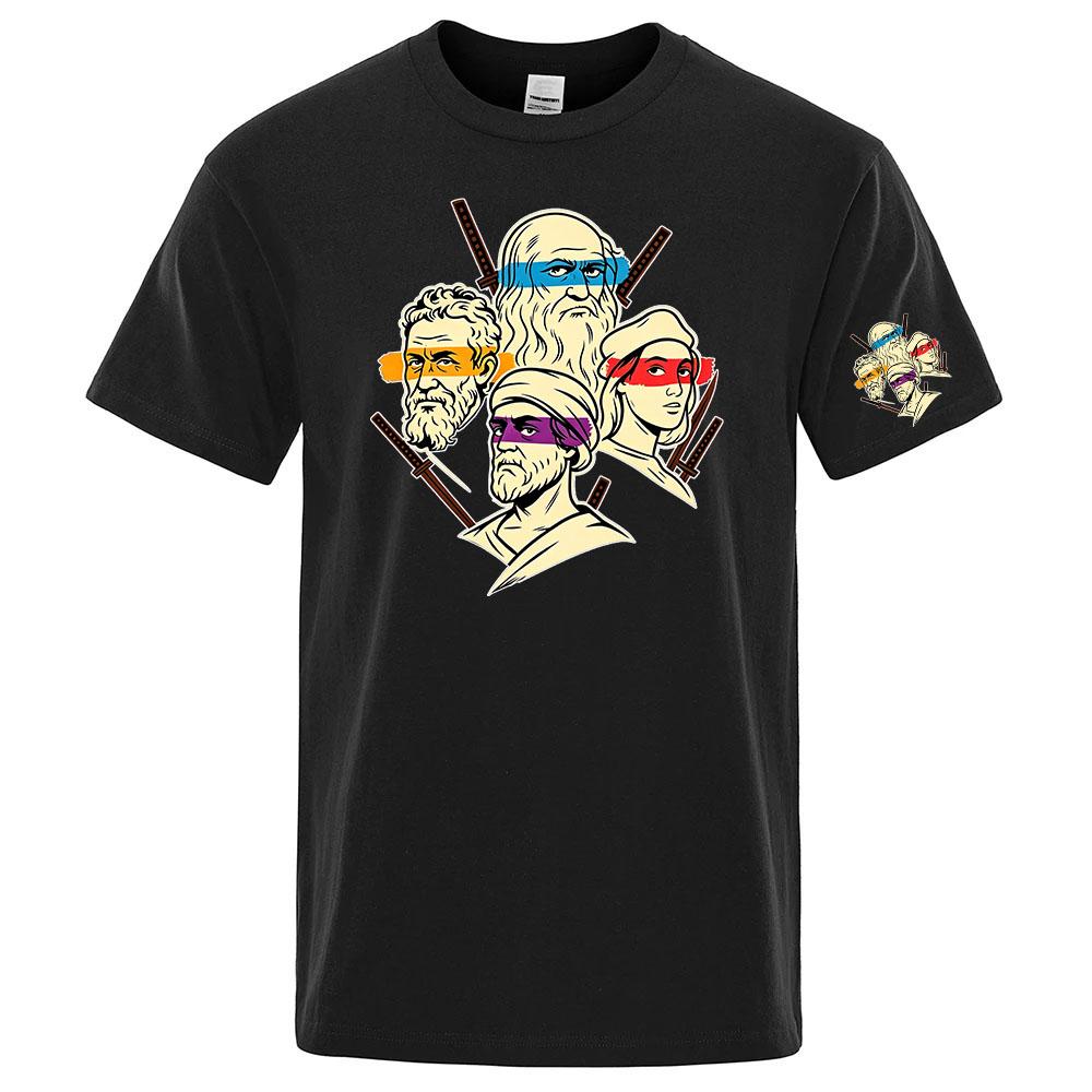 Art Ninja Funny The Unisexs Regular Shortsleeved Shirt Is Made Of Soft And Comfortable Fabric And Is Suitable For Summer T Shirt