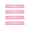1/4Pcs Mahjong Rack with Detachable Magnetic Pusher Scalloped Acrylic Mah Jongg Tile Holder