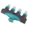 Adjustable Water Tap Hose Splitter Distributor Zinc Zinc Zinc Alloy Garden Irrigation Splitters  Home Garden