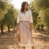 Unique Handwoven Belt Cotton Material Decorative Tassel Accessories  Casual Wear