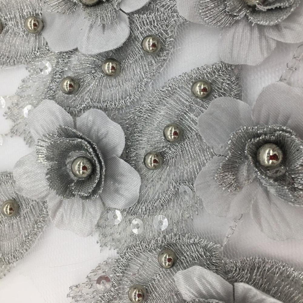 Elegant Sew on Patches Exquisite Clothing Applique Flower Embroidery Stickers  Clothes Sewing