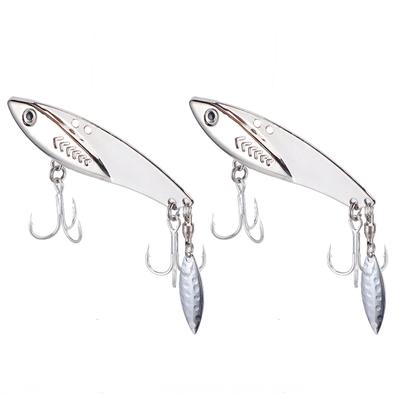 2PCS Metal Artificial Lure 10g 14g 20g 30g Weever All Swimming Layer Hard Bait Fishing Tackle20g