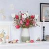 Fake Love Beerenblume Künstliche Tulpenblumen Real Touch Handgemacht Falscher Tulpenzweig 38 cm Luxus Kunstblume Lehrertag