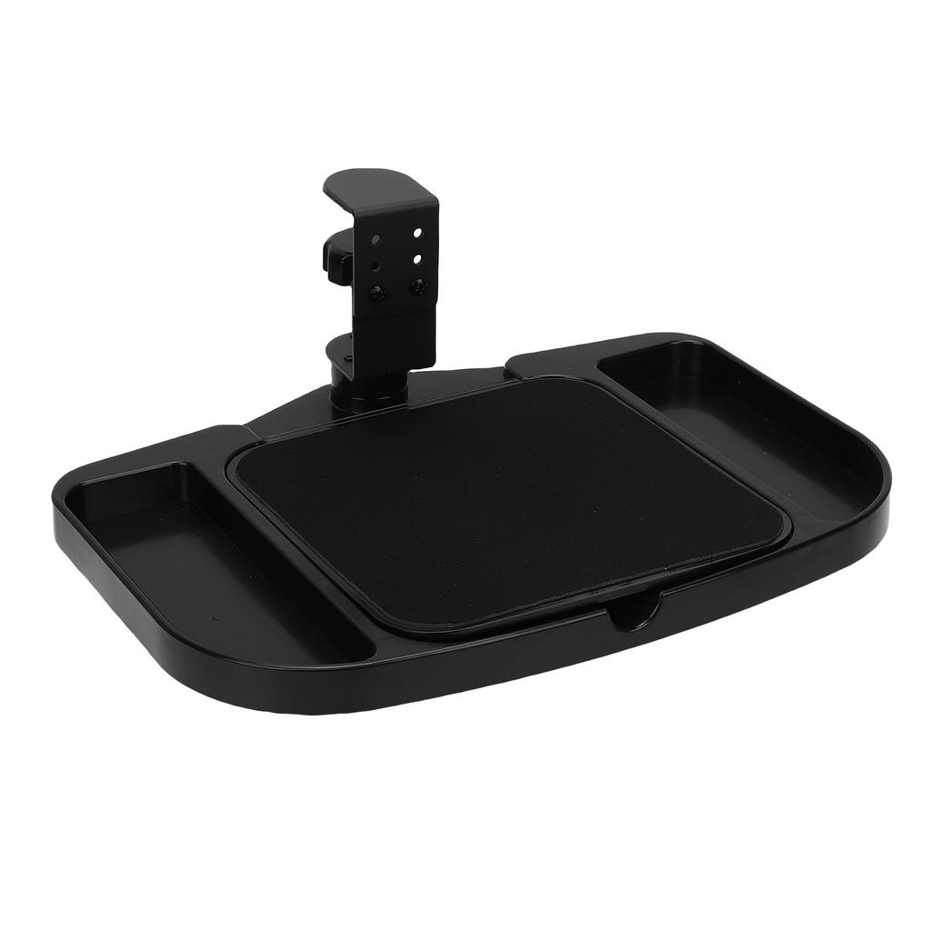 Clamp On Mouse Platform Adjustable Mouse Pad Device Holder Desk Rotating Tray Rest Extension Attachment
