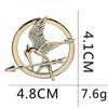 3 Pcs Mockingbirds Brooch Set Personality Symbol Animal Birds Film Television Props For Women And Men, Personality Logo Brooch Brooch GQT
