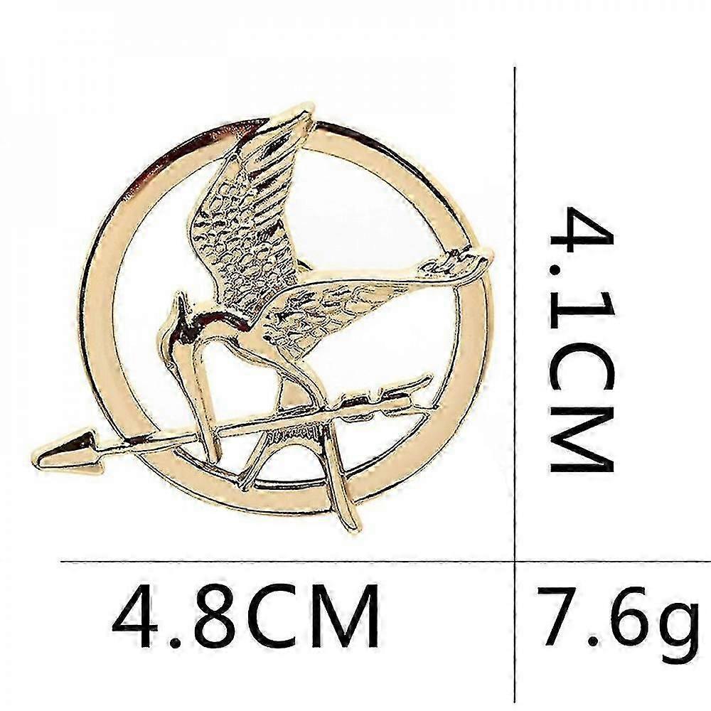 3 Pcs Mockingbirds Brooch Set Personality Symbol Animal Birds Film Television Props For Women And Men, Personality Logo Brooch Brooch GQT