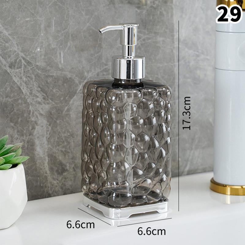 Soap Dispenser For Liquid Bathroom Empty Refill Subbottle Detergent Kitchen Press Type Hand Sanitizers Shower Gel Shampoo Bottle
