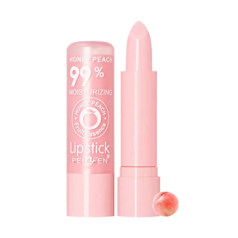 Peach-colored Lip Balm Moisturizing Hydration Watery Lipstick Long-lasting Makeup Care Repair 1 pcs 02 A