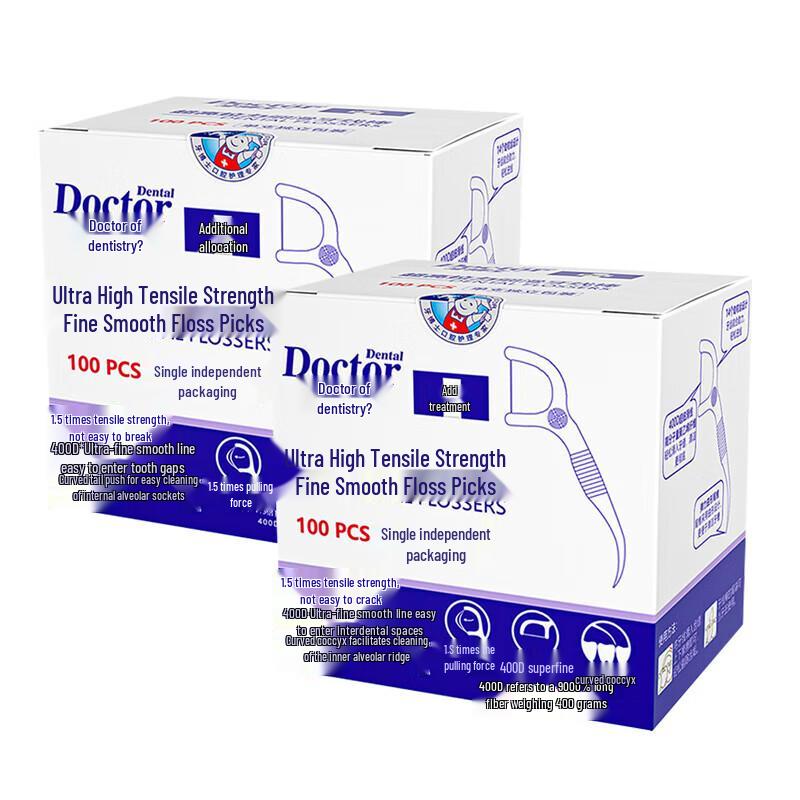 

Доктор. Зубные нити-зубочистки сверхпрочные