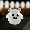 8pcs Cartoon Halloween Luminous Ghost Figurines Halloween Pumpkin Ghost Decor  Bar Home Decor