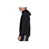 Adidas Solid Color Logo Hooded Jacket Women Jackets Black H48587