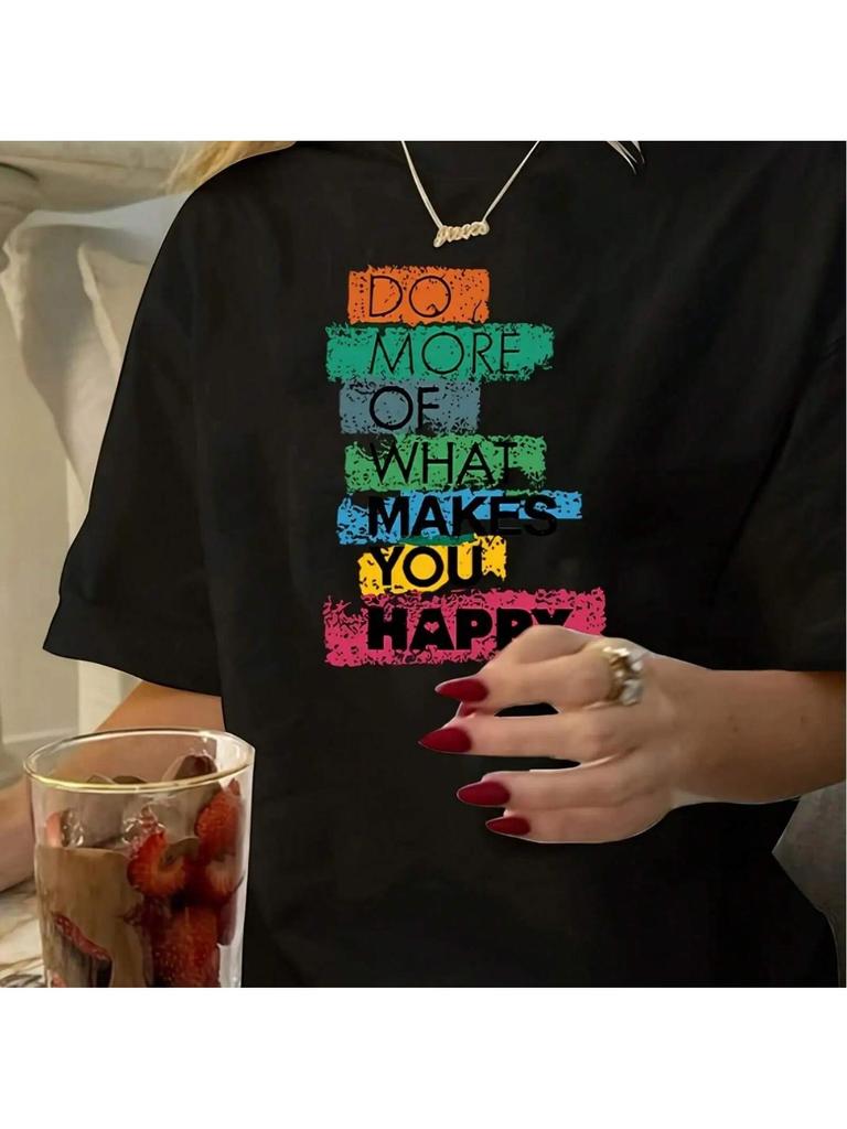Retro-Inspired Geometric Print T-Shirt For Wounisex - Casual Crew Neck, Short Sleeve, Blend, Hine Washable - Perfect For Summer
