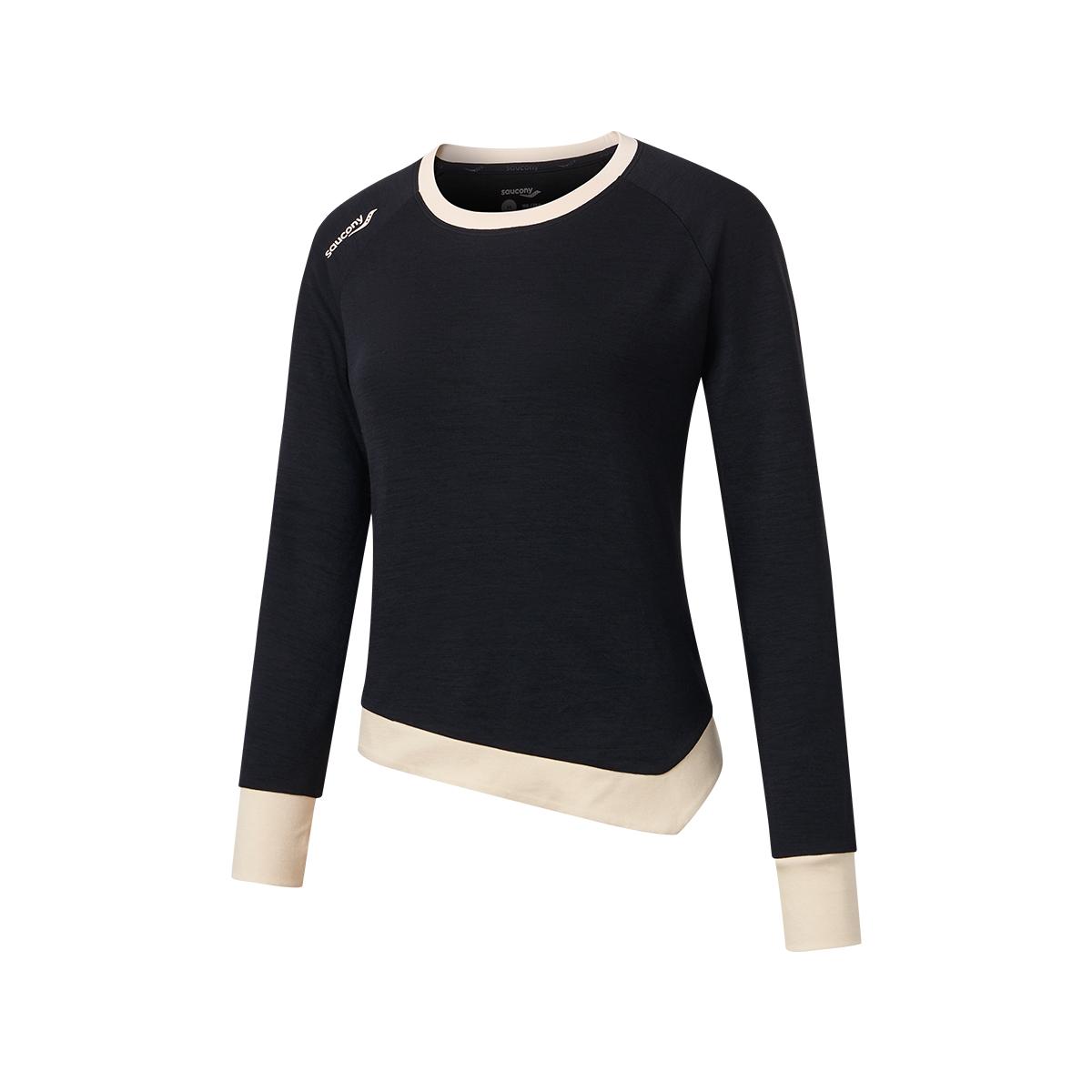 

Saucony Logo Crew Neck Long Sleeve T-Shirt Unisex tops SA1250LT11L-BK001 XS