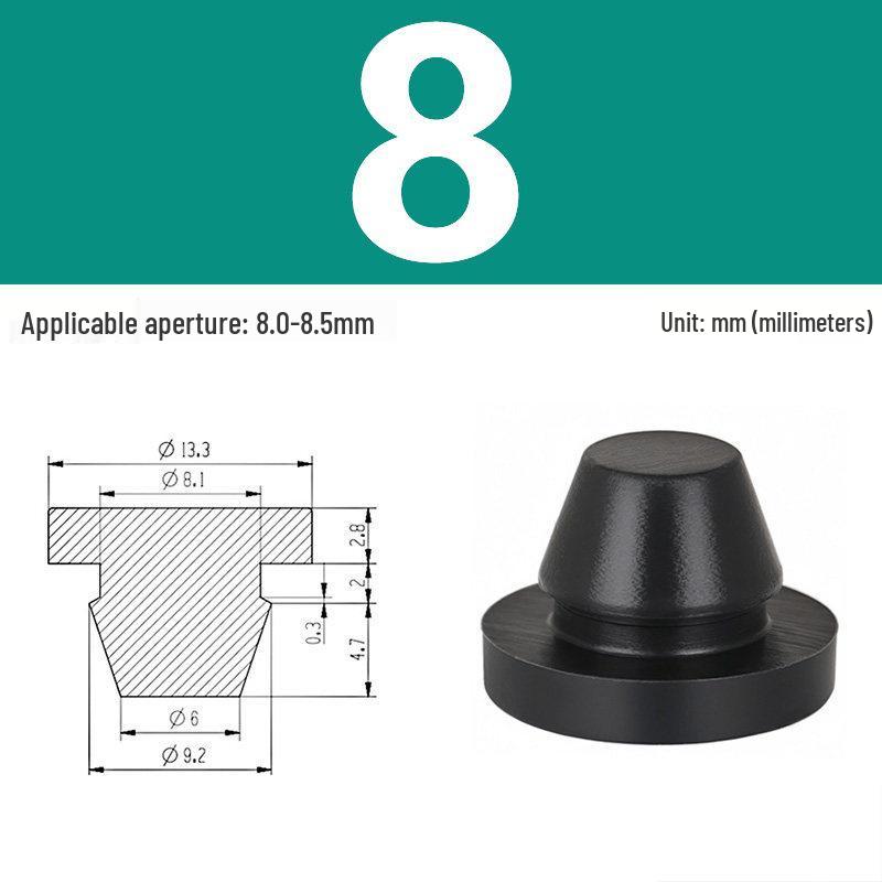 High-Temp Resistant Silicone Rubber Stopper with Card Slot Sealing Cap