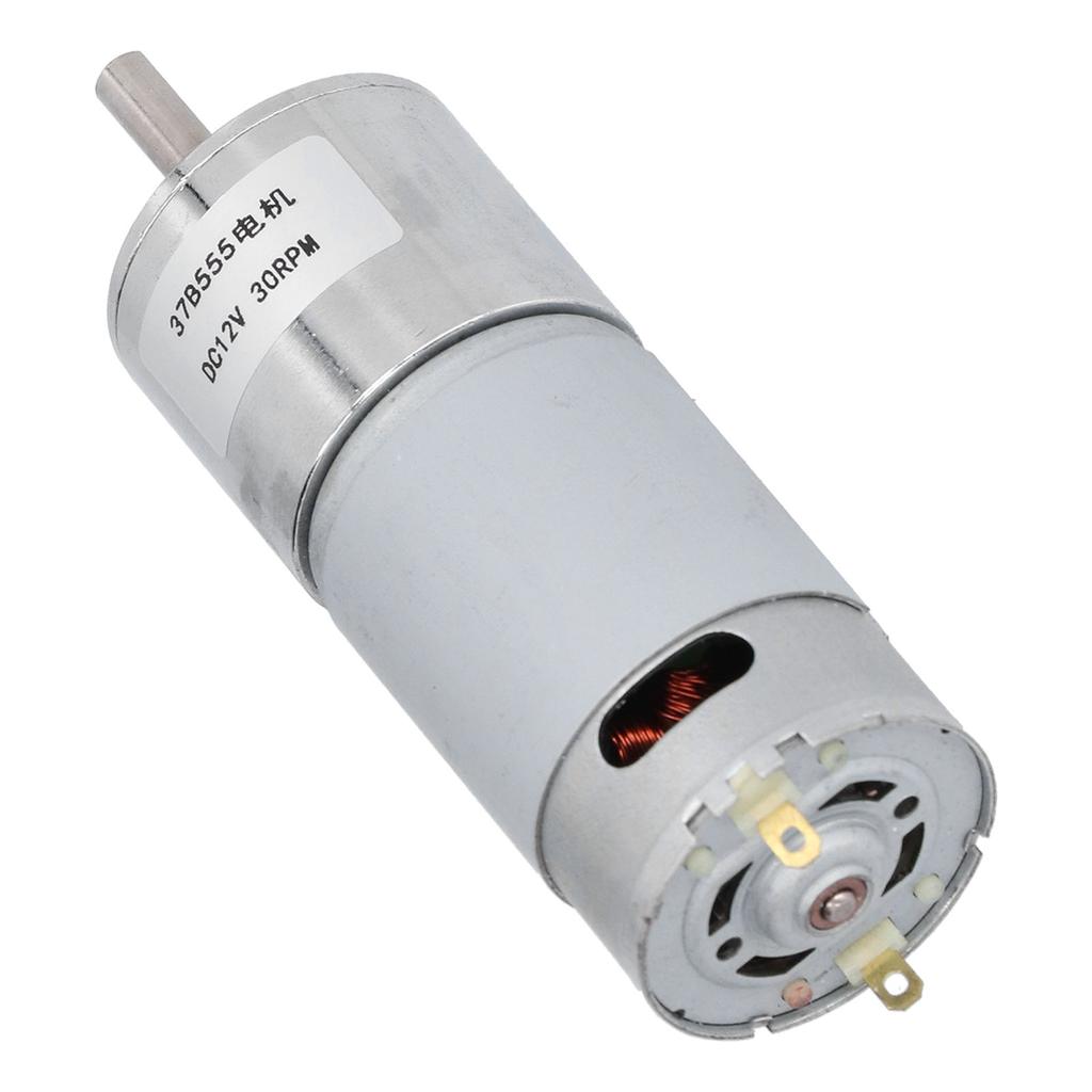 Gear Motor Electric Reduction Geared Box Industrial Control Accessories 30RPM DC12V 37B555