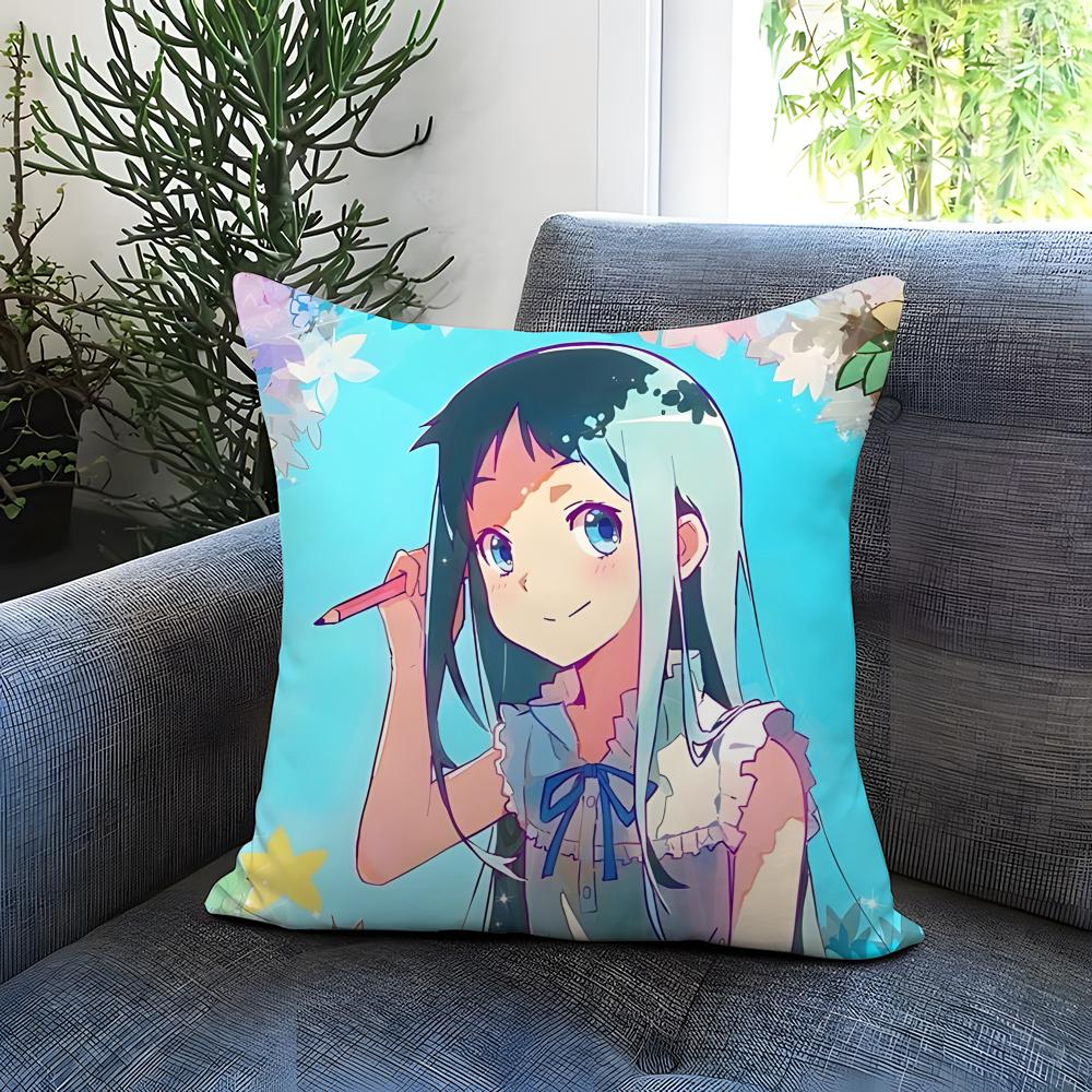 

Hot AAnohanaThe Flower We Saw That Dayew Cushion Cover Comfortable Reversible Pillow Cover Ideal for Car Sofa Bedroom Beyond 30X30cm