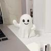 Ghost Pen Holder, Halloween Cute Ghost Desk Organizer, Spooky Pen Rest Stand for Pencils, Funny Office Home Decor