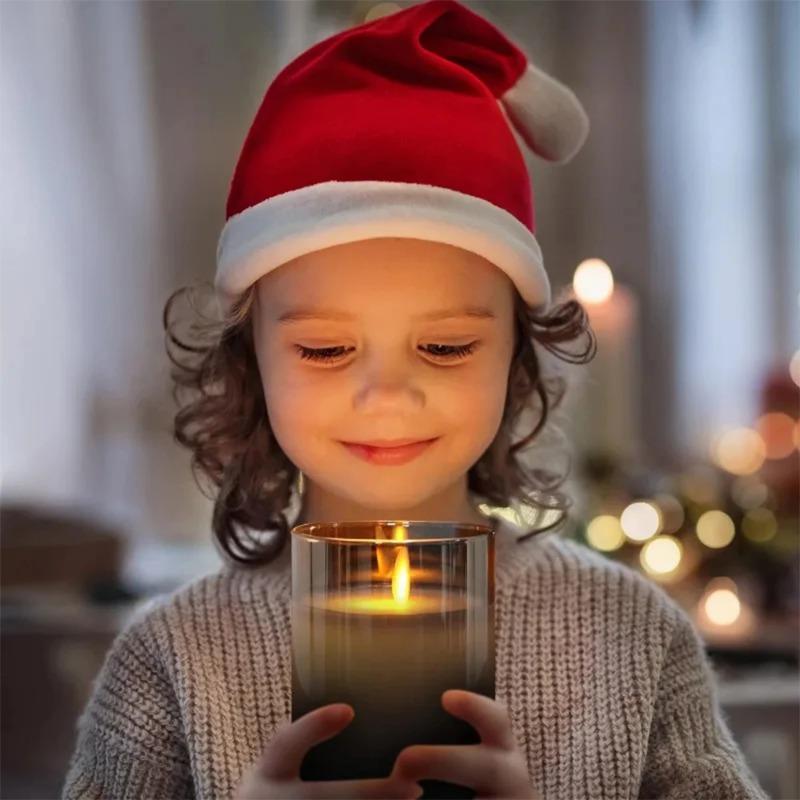 LED Flameless Electronic Candle Lights Flickering Simulated Tea Candles Battery Powered for Wedding Party Festival Home Table Decorations