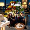 Custom Name Personalized Harry  Potter Print Blankets, Home Decor, Bedroom, Sofa, Camping, Couch, Gifts for Birthday Christmas
