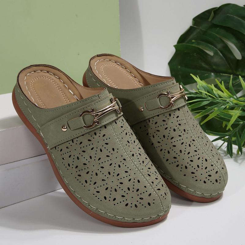 

New large size women s shoes bag head high heel women s sandals large size hollow chain sandals women 36 зелёный