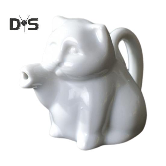 

Керамический кувшин для сливок в форме коровы, молочник для кофе, чая, горячего шоколада, милый дизайн животных, легко моется, кухонный обеденный стол, аксессуар Cat