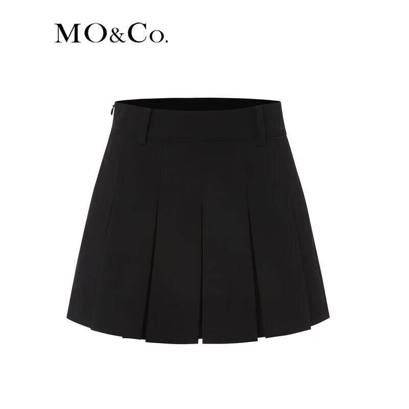 MO&Co. High-Waist Pleated A-Line Skort