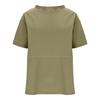 Womens  Knit Tops Casual V Neck Short Sleeve T Shirts Loose Blouses