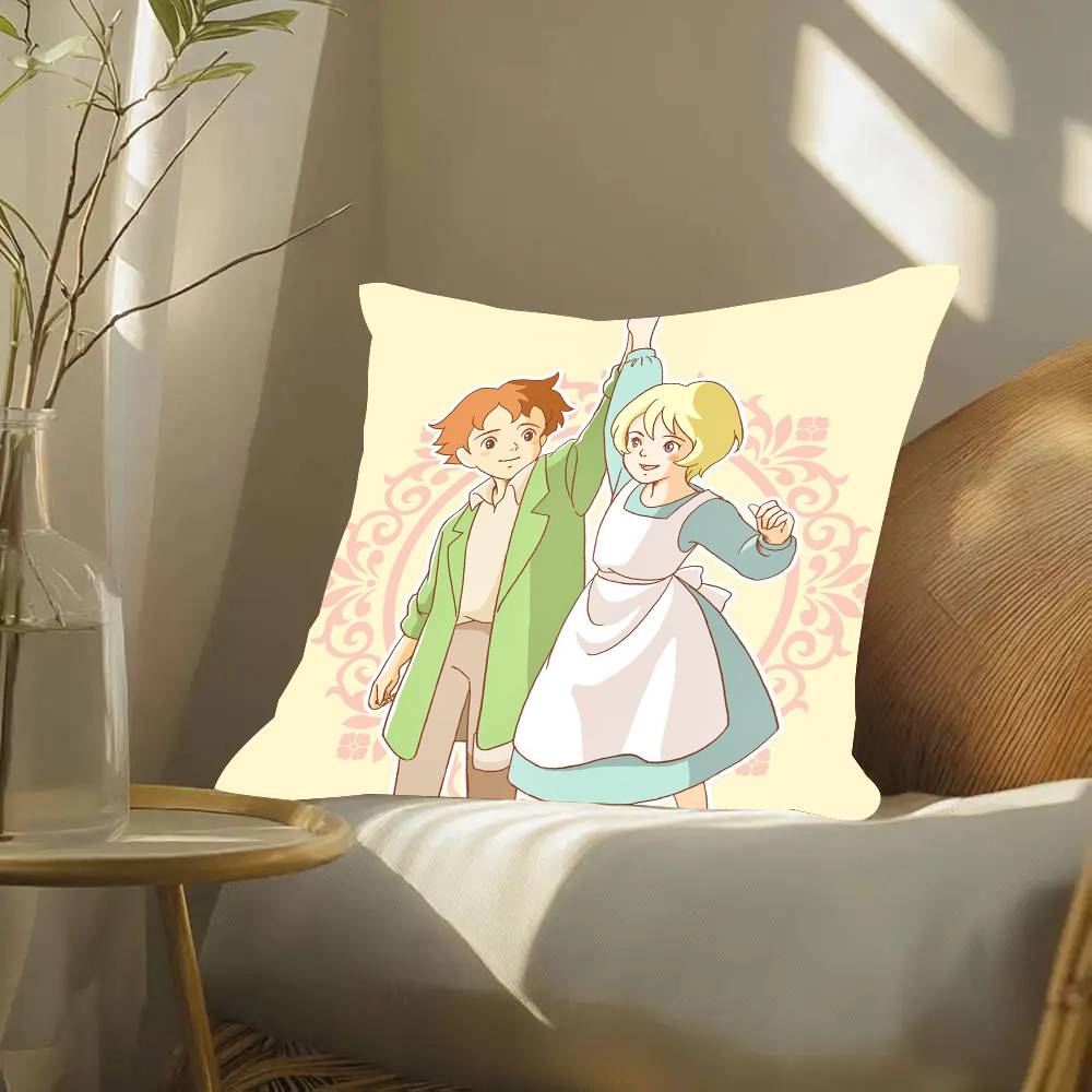 Anime R-Romeo No Aoi Sora Pillow Case Fashion Square Pillowcase Bedroom Sofa Room Ins Decoration Leisure