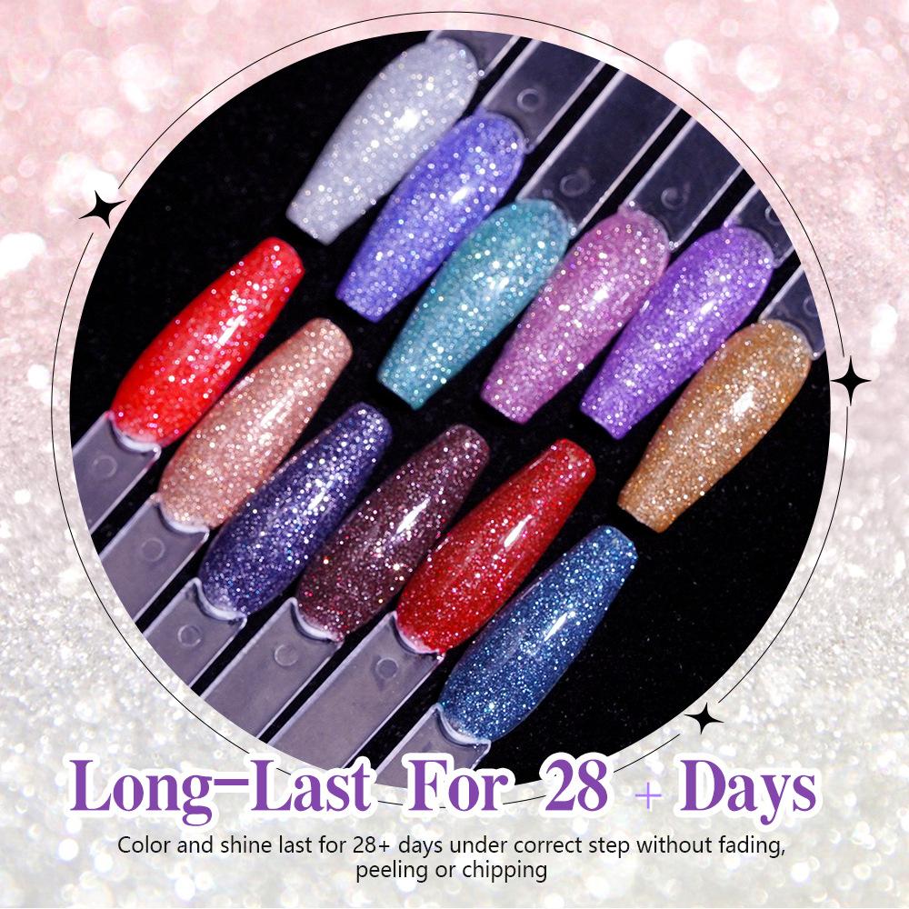 Nail Art Flash Diamond Nail Polish Gel Disco Gel Nail Polish Color Gel Nail Art Gel
