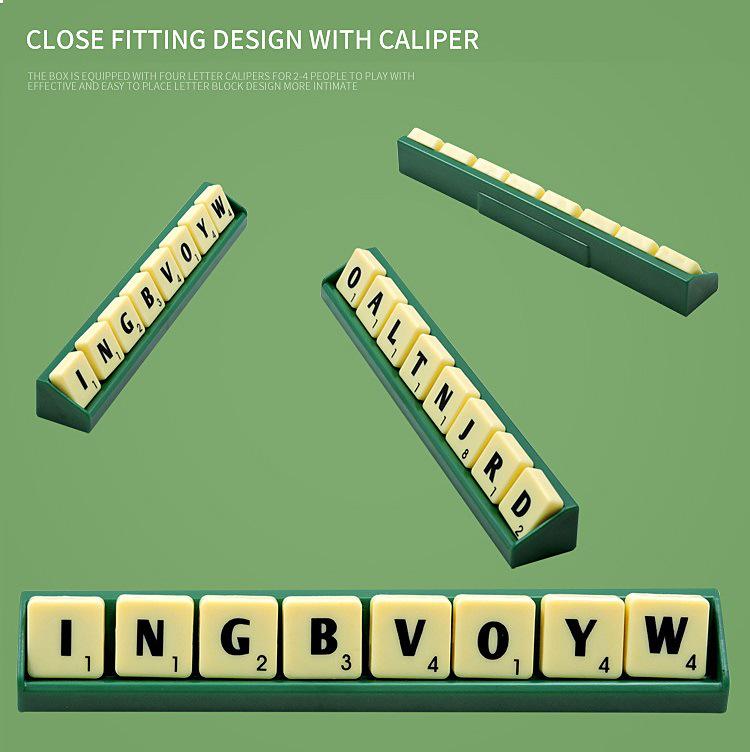 English Word Scrabble Blocks: Early Education Spelling Game for 2-4 Kids