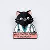 Creative Health & Wellness Brooch: Cute Animal Doctor Shape Badge Souvenir
