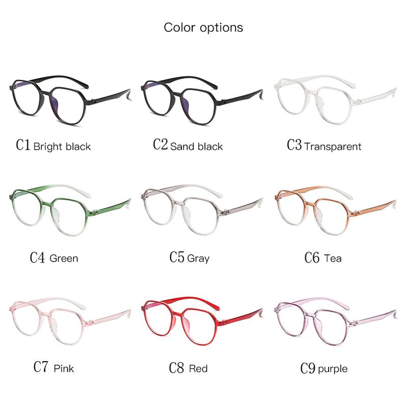 Anti-Blue Light Glasses Exquisite Round Eyewear Women Men Luxury Eyeglasses Blue Light Blocking Lady Man Computer Eyeglasses