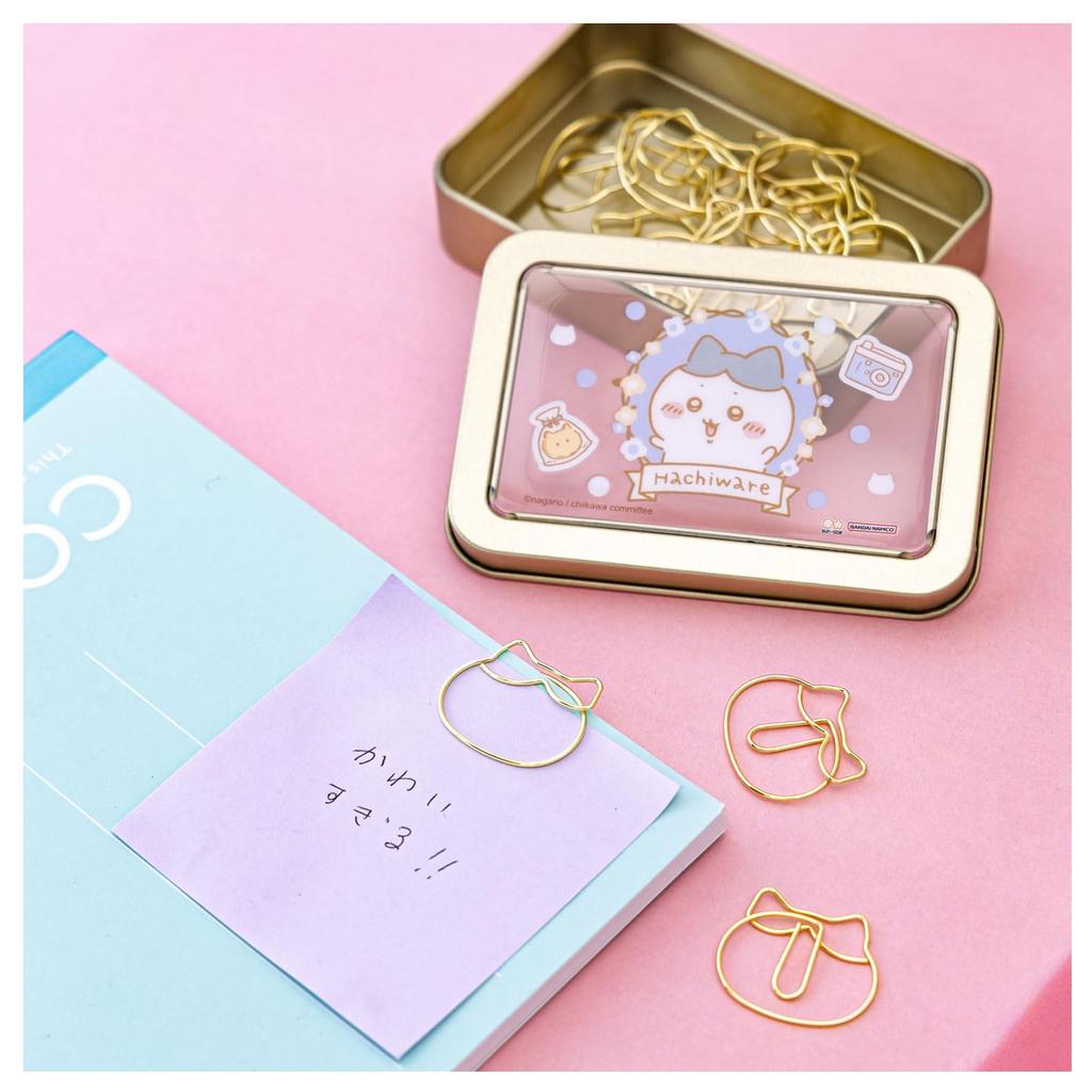 Sunstar Schreibwaren Chiikawa Clip mit Chiikawa S3625168 Etui, Hachiware,