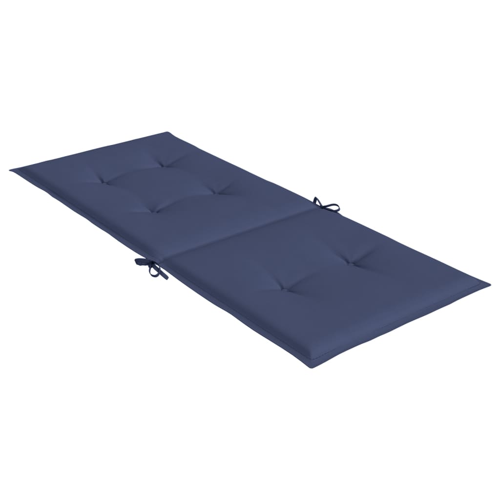 Hochlehner Seat Cushions 2 Pcs Navy Blue Fabric