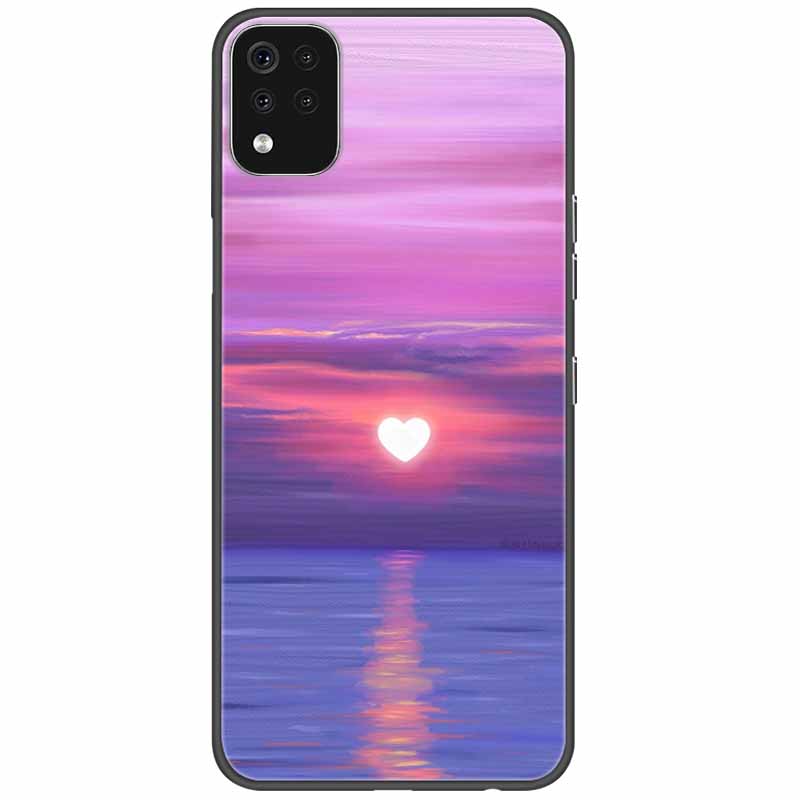Phone Case For LG K42 K52 K62 Q52 Case Soft Painted Wolf Silicone Black Covers For LG K62 Cases K 42 Shockproof Funda for LGK52