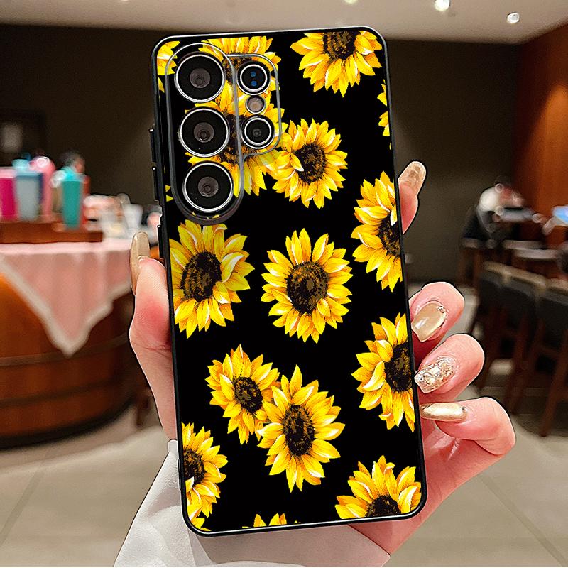 Magnetic Flower Pattern Phone Case For Samsung Galaxy S26 S25 Ultra Edge S24 S23 FE A57 A17 A56 A37 A16 A55 A36 A54 A15 5G Cover