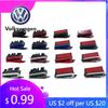 2026 Heiß Für Volkswagen VW 6x2.5cm ABS Auto Frontgrill Emblem Logo Zubehör für Volkswagen RLine Golf 6 7 8 GTI Touareg Passa