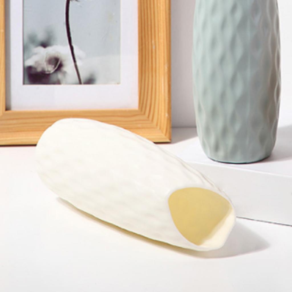 Flower Vase Nordic Style Simulated Flower Vase Decoration for Living Room Dining Room C Type White