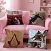 Game A-Assassins C-Creed Cushion Cover 2-in-1 Reversible Plush Pillow Cover | Car/Sofa/Bed | Perfect Gift