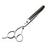 7.0 inch, bright left hand 4 packs, high-end pet beauty scissors, straight scissors set, dense teeth, fish bone teeth 7H