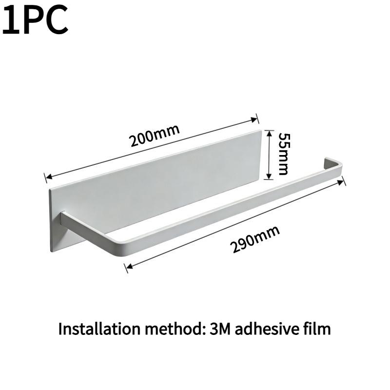 1PC Kitchen Roll Rack, Toilet Towel Rack, Bathroom No Punch Shelf, Cabinet Toilet Paper Rack, Tissue Rack